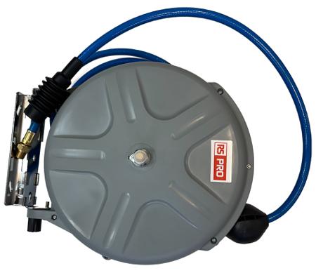 325-313 RS PRO Wall Mounted 10m Air Hose Reel, 10mm Inner Diameter, 13.5mm Outer Diameter