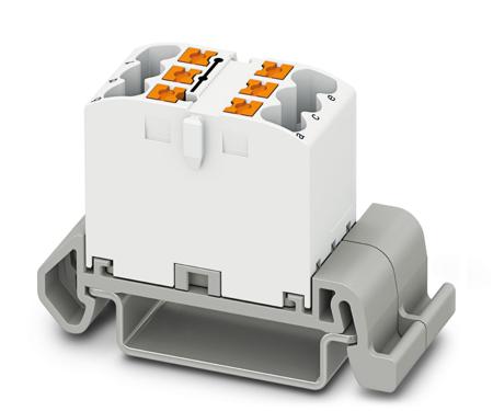 3273144 Phoenix Contact Distribution Block, 6 Way, 4mm², 24A, 690 V, Blue
