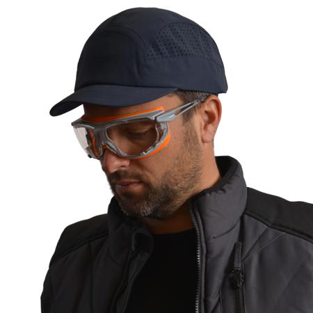 ECOC02V05 SURFLEX Navy Blue Standard Peak Bump Cap, PPE Protective Material