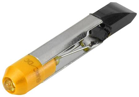 10-2K12.1074 EAO Yellow LED LED Reflector Bulb, 24V ac/dc, 340mcd