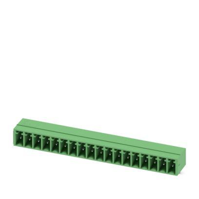 1844375 Phoenix Contact Straight Solder PCB Header, 18 Contact(s), 3.5 mm Pitch, 1 Row, Shrouded