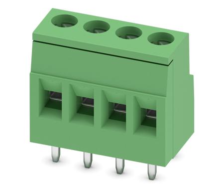 1730528 Phoenix Contact MKDSD 2.5/ 4-5.08 Series PCB Terminal Block, 4-Contact, 5.08mm Pitch, Through Hole Mount, 1-Row, Screw