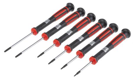 125-3108 RS Pro Screwdriver Set, 6 Piece - Electronic Torx