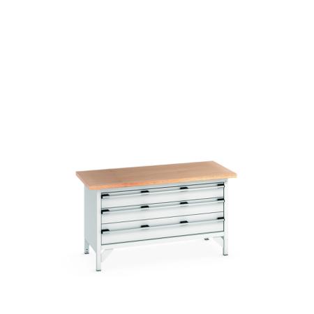 41002169-16V Bott 41002169.16V Sheet Steel Workbench, 840mm x 750mm x 1500mm