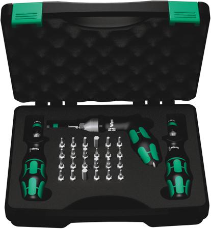 05074739001 Wera Torque Screwdriver & Bit Set, 0.3 → 6Nm, ± 6 % Accuracy