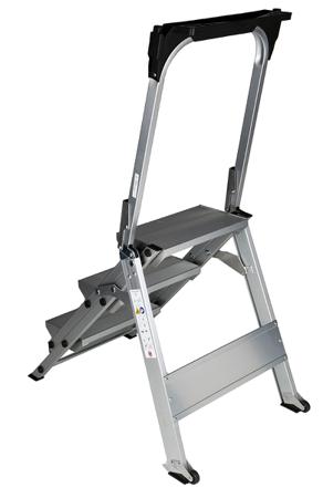 789-8517 RS Pro 1240mm 3 Rung Aluminium Steps