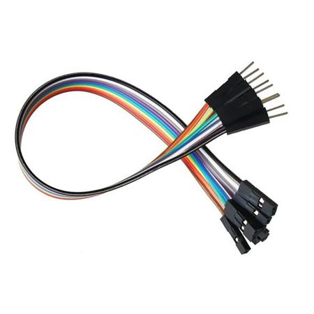 4128-40 , 200mm Jumper Wire Breadboard Jumper Wire in Black, Blue, Brown, Green, Grey, Orange, Purple, Red, White, Yellow