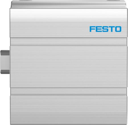 ADN-S-63-50-I-P-A Festo Pneumatic Compact Cylinder - 5132672, 63mm Bore, 50mm Stroke, ADN-S Series, Double Acting
