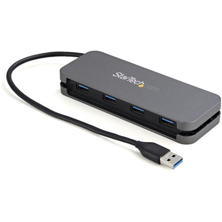 HB30AM4AB StarTech.com 4 Port USB 3.0 USB A  Hub, USB Bus Powered, 13.5 x 5 x 2cm