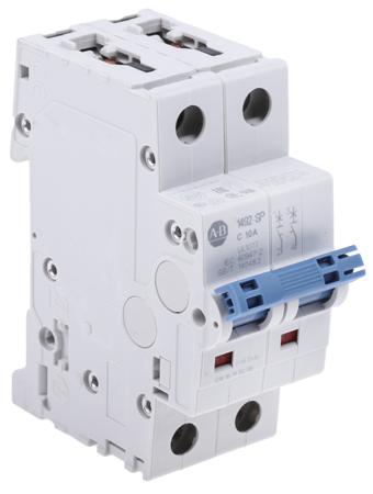 1492-SPM2C100 1492 1492SPM MCB Mini Circuit Breaker 2P, 10 A, 10 kA, Curve C