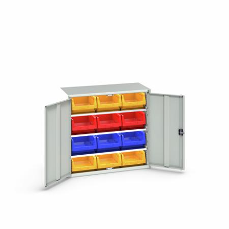 16926550.16 Bott 2 Door Sheet Steel Cupboard, 1050 x 550 x 1000mm