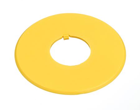 HWAV-0-Y Idec Nameplate for Use with XW Series 40 mm Operator Emergency Stop Switches