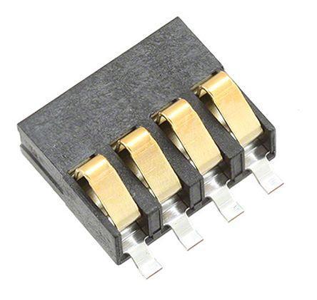 009155004001016 EPCOS 9155 Series, Male 4 Way Battery Connector, Right Angle, Surface Mount, 3A