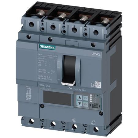 3VA2216-8JP42-0AA0 Siemens SENTRON Electronic Circuit Breaker 160A 3VA2, 4 channels