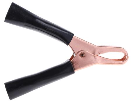 BU-46C-0 Mueller Electric Crocodile Clip, Copper Contact, 75A, Black