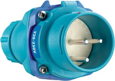 1323221 brennenstuhl, 1323 IP55 Blue Cable Mount 1P+N+T Industrial Power Socket, Rated At 30A, 230 V