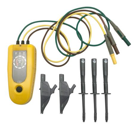 MS-153 Catu MS-152 Phase Rotation Tester, 60Hz Max, 400V Max with RS Calibration
