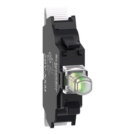 ZBVM35M Harmony XB4/XB5 Series Contact Block for Use with Push Buttons, 230V, Green Light