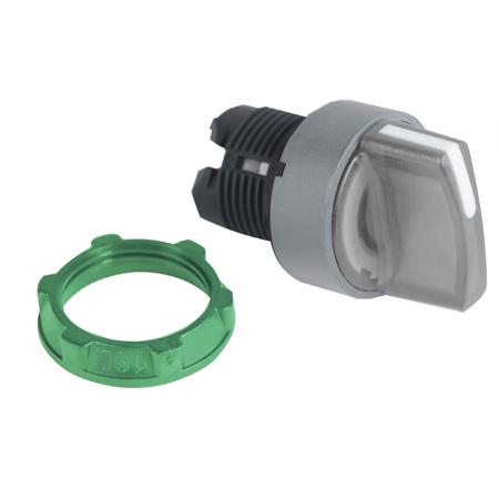 ZB5AK1413C0 Schneider Electric Harmony XB5 Series 3 Position Selector Switch Head, 22mm Cutout, White Handle