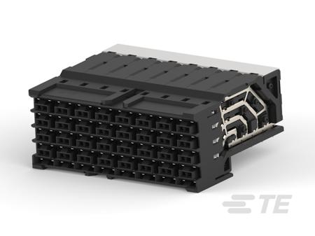 2329739-1 TE Connectivity, STRADA Whisper, 2329739 3.9mm Pitch 64 Way 4 Row Right Angle PCB Socket, Through Hole, Press-Fit