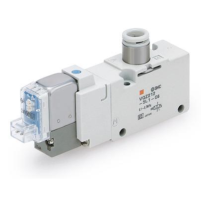 VQZ225-5MJ1-Q SMC 3/2 Pneumatic Solenoid Valve - Solenoid VQZ2000 Series 24V dc