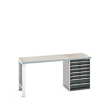 41004122-19V Bott 41004122.19V Sheet Steel Workbench, 940mm x 750mm x 2000mm