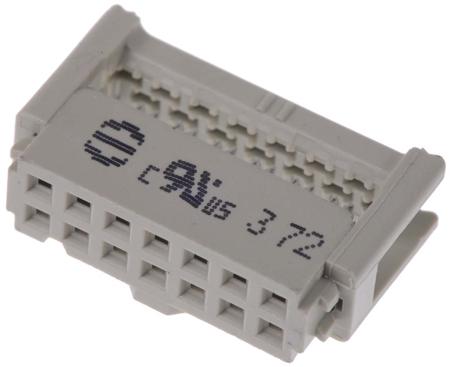 09185147803 HARTING 14-Way IDC Connector Socket for Cable Mount, 2-Row