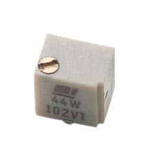 44WR20KLFT7 20kΩ, SMD Trimmer Potentiometer 0.25 W @ 85 °C Top Adjust TT ElectronicsBI, 44