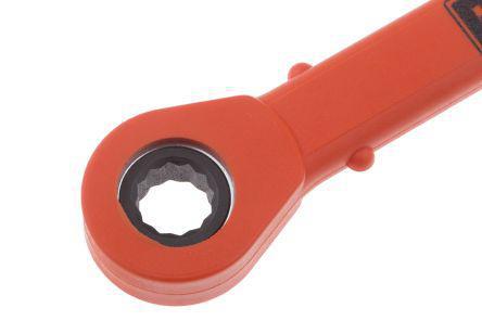 911-1345 RS Pro 7/16 in Insulated Ring Spanner, 211 mm length
