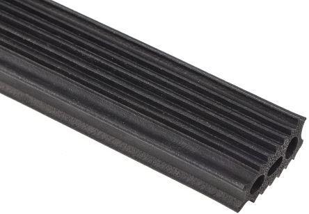 837-2126 RS Pro EPDM Rubber Black Edging strip, 20.5mm x 10.5mm