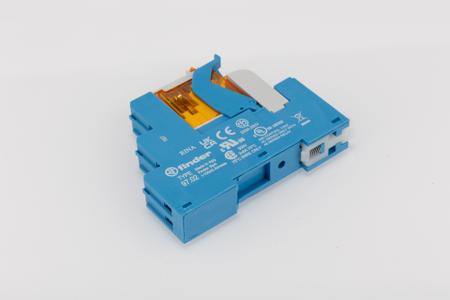 4C-02-8-024-0060SPA Finder, 24V ac DPDT Interface Relay Module, Screw Terminal , DIN Rail