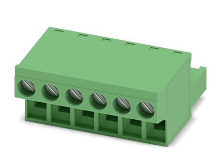 1779453 Phoenix Contact, 5mm Pitch, FRONT-MSTB 2.5/ 6-ST, 6 Way, , Pluggable Terminal Block, Plug, Cable Mount, Screw
