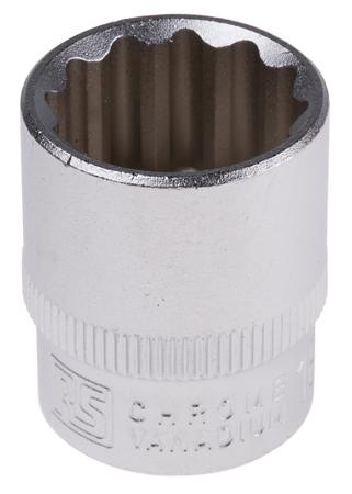 830-4066 RS PRO 3/8 in Drive 18mm Standard Socket, 12 point