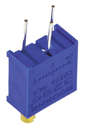 3296Y-1-503LF Bourns 3296Y Series 25-Turn Through Hole Trimmer Resistor with Pin Terminations, 50kΩ ±10% 1/2W ±100ppm/°C