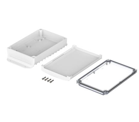48426430-HMT2 Bopla BoVersa Series White Polycarbonate Desktop Enclosure, 258 x 140 x 66.5mm