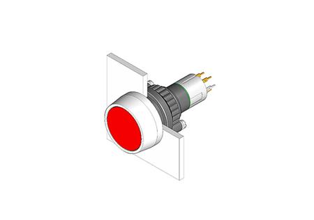 14-433.036 EAO Modular Switch Actuator for Use with Series 14