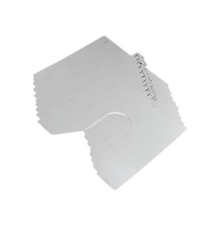 TMAS 200-005 Grey Stainless Steel Pre-Cut Shim, 200mm x 200mm x 0.05mm