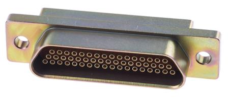 245-0930 RS Pro Panel Mount Micro-D Solder Connector Socket, 51 Way, 250 V dc, 3A