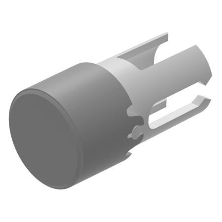 19-931.8 Indicator Lens Round Style, Grey, 7.3 diameter