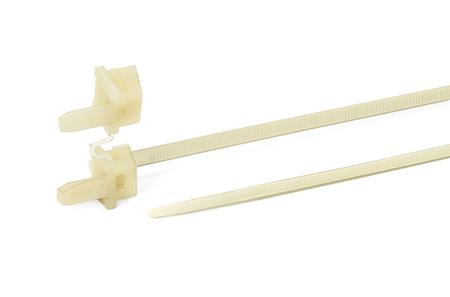 152-11409 HellermannTyton Natural Cable Tie Mount 22 mm x 14mm, 4.7mm Max. Cable Tie Width