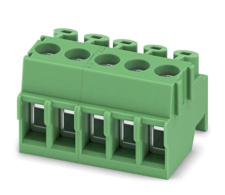 1984345 Phoenix Contact, 3.5mm Pitch, PT 1.5/ 5-PH-3.5, 5 Way, Pluggable Terminal Block, Plug, Screw Termination,