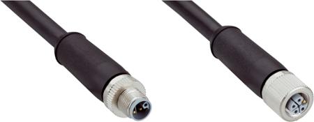 YF2L15-100UK1M2L15 SICK Straight Female 5 way M12 to Straight Male 5 way M12 Actuator/Sensor Cable, 10m