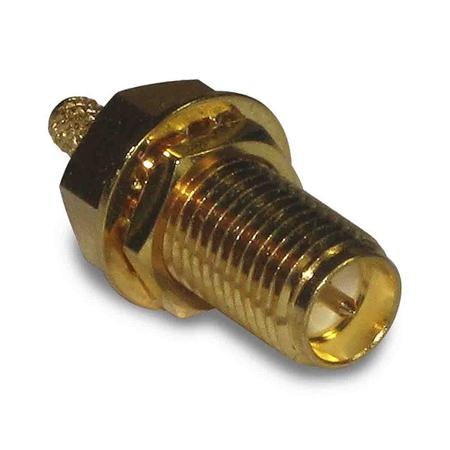 132119RP Amphenol RF Straight 50Ω SMA Connector SMA Socket 12.4GHz