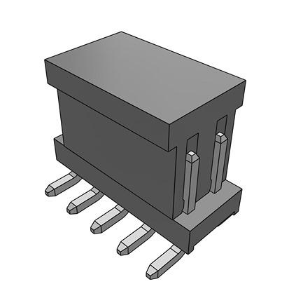 TMM-105-01-T-D-SM-P-TR Samtec TMM Series Vertical Surface Mount PCB Header, 10 Contact(s), 2mm Pitch, 2 Row(s), Unshrouded