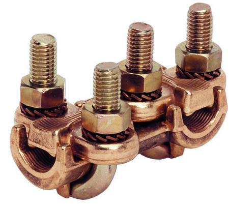 BT9 MECATRACTION Brass Earth Clamp