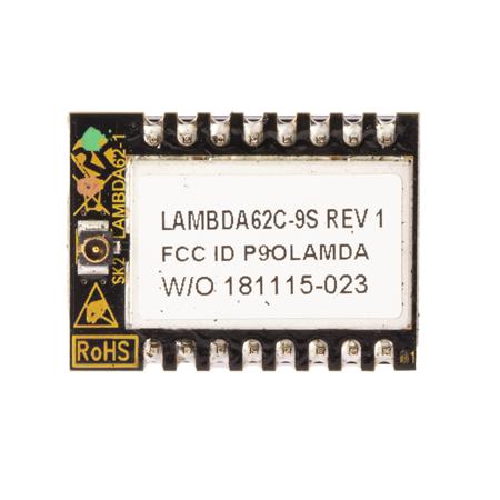 LAMBDA62C-9D RF Solutions, LoRa Module Transceiver 915MHz, -148dBm Receiver Sensitivity