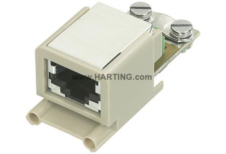 09120032770 HARTING Heavy Duty Power Connector Insert, 10A, Female, Han-Brid Series, 2 Contacts