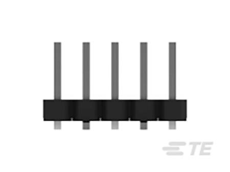 2842104-4 TE Connectivity AMPMODU Series Straight Surface Pin Header, 4 Contact(s), 2 mm Pitch, 1 Row, Unshrouded