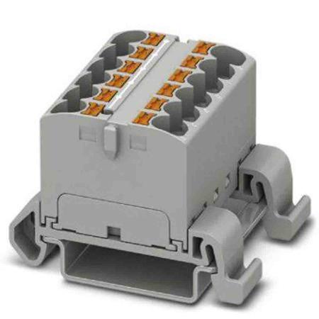 3273680 Phoenix Contact Distribution Block, 12 Way, 0.2 → 6mm², 32A, 800 V, Grey