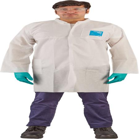 WH15B-00204-04 Ansell White Coverall, EN 1073-2, EN 1149-5, EN 14126, L